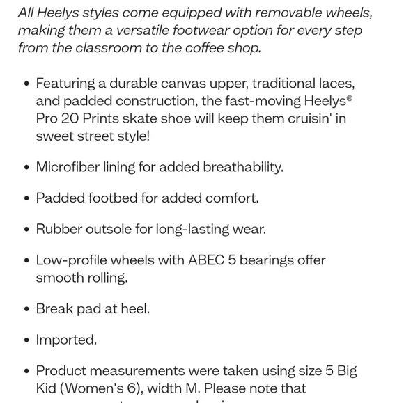 Pink Heelys Girls Shoes Size 2 - Picture 10 of 11